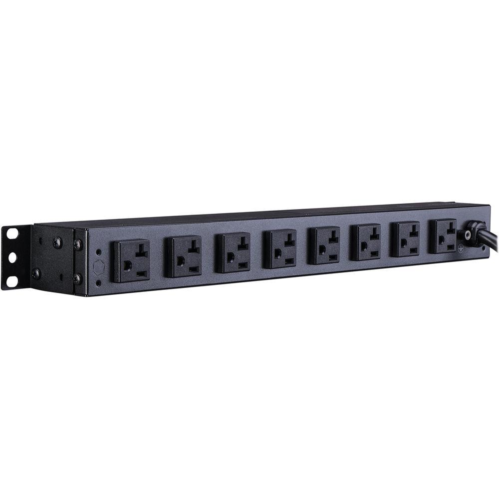 CyberPower PDU 16A 120V 50-60Hz Nema L5-20P Plug 8 Nema 5-20R1U 15