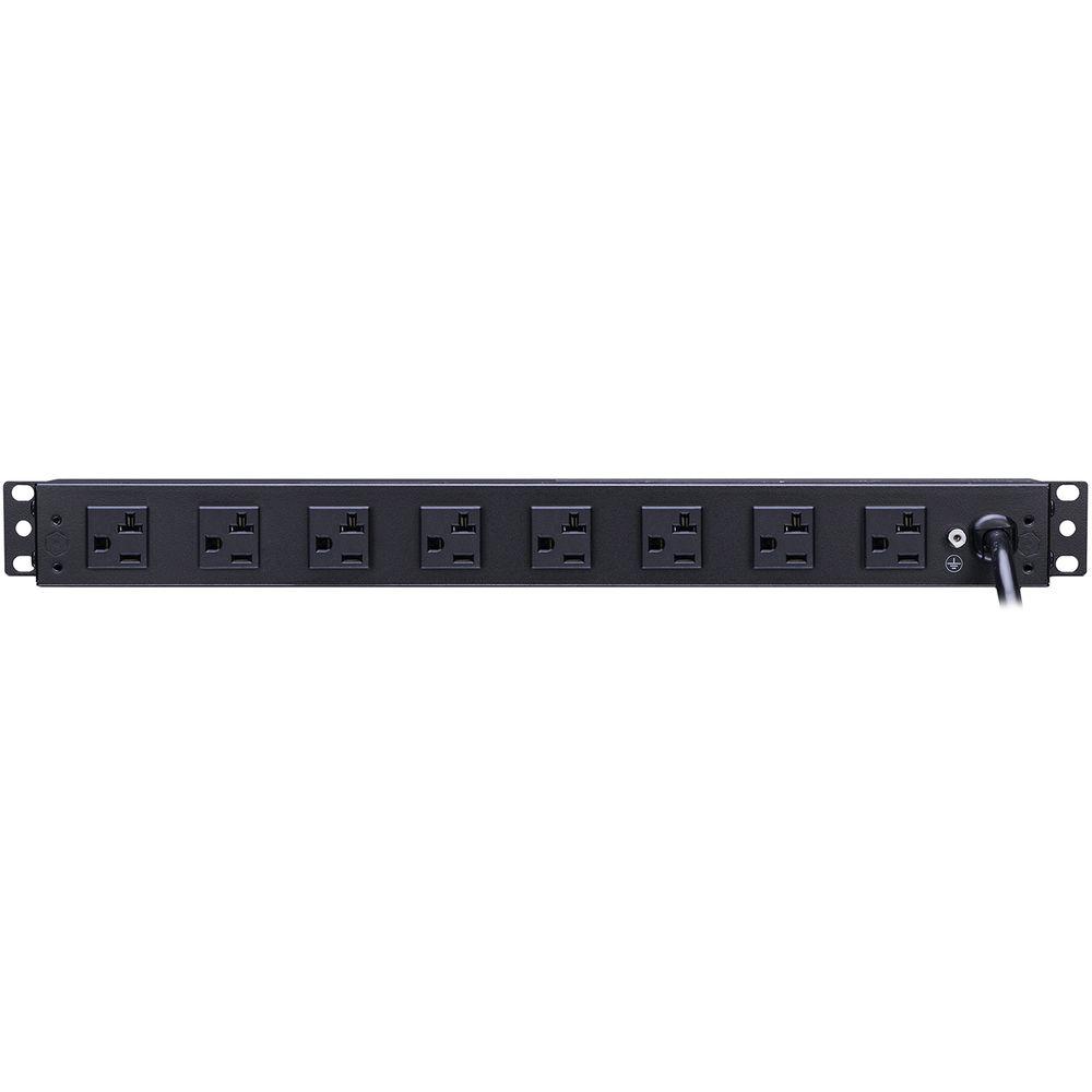 CyberPower PDU 16A 120V 50-60Hz Nema L5-20P Plug 8 Nema 5-20R1U 15