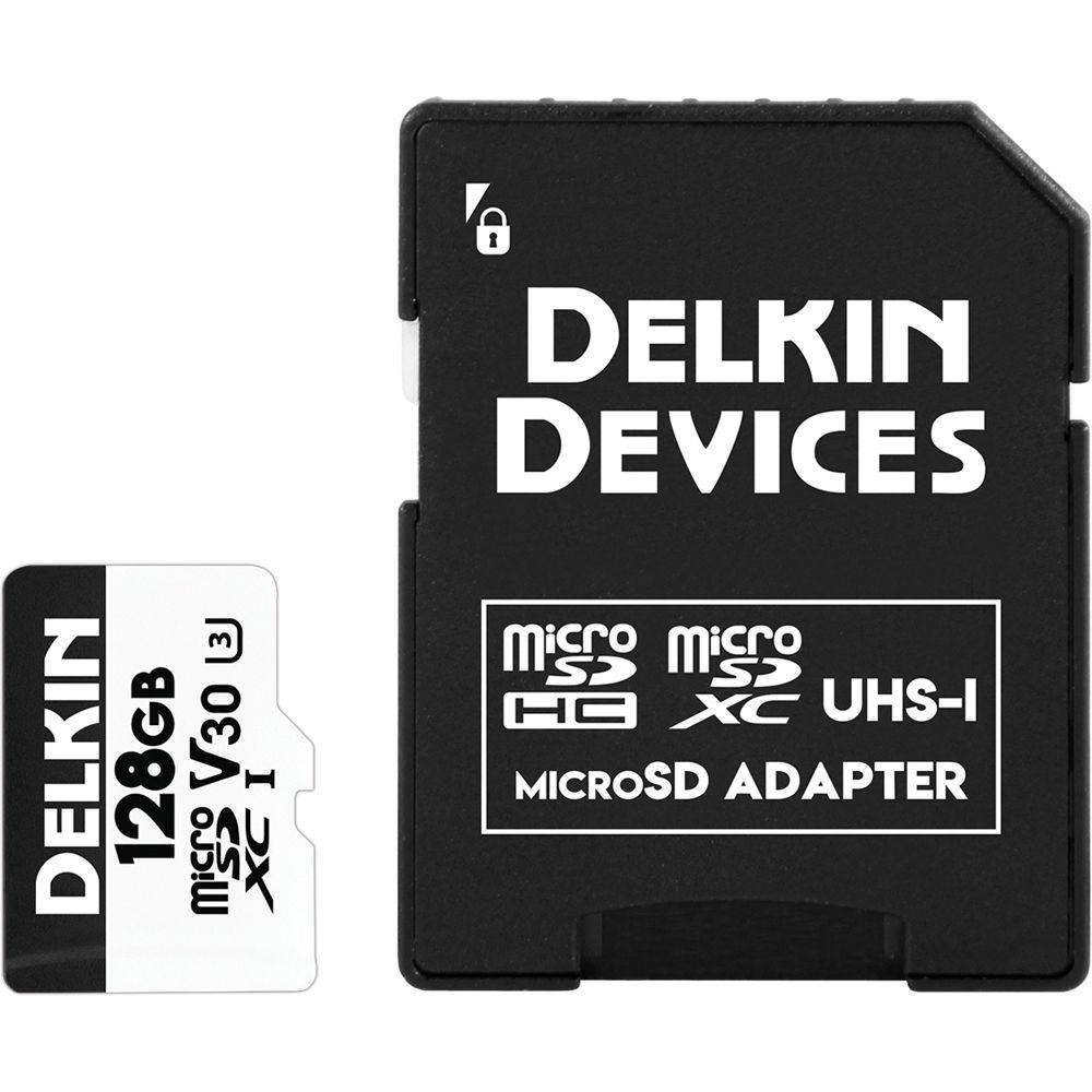 Delkin Devices 128GB Advantage UHS-I microSDXC Memory Card