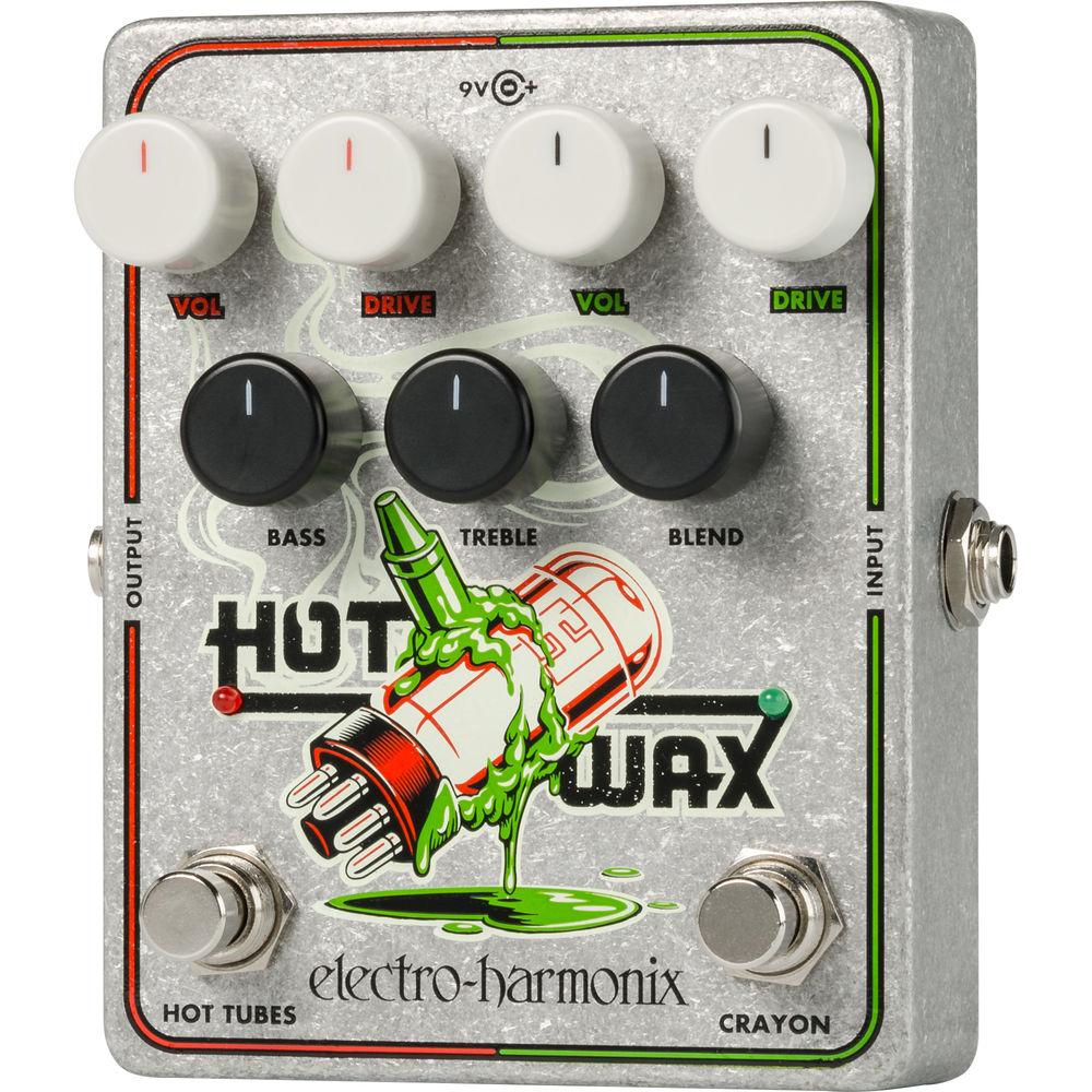 Electro-Harmonix Hot Wax Dual Overdrive Pedal for Electric Guitars