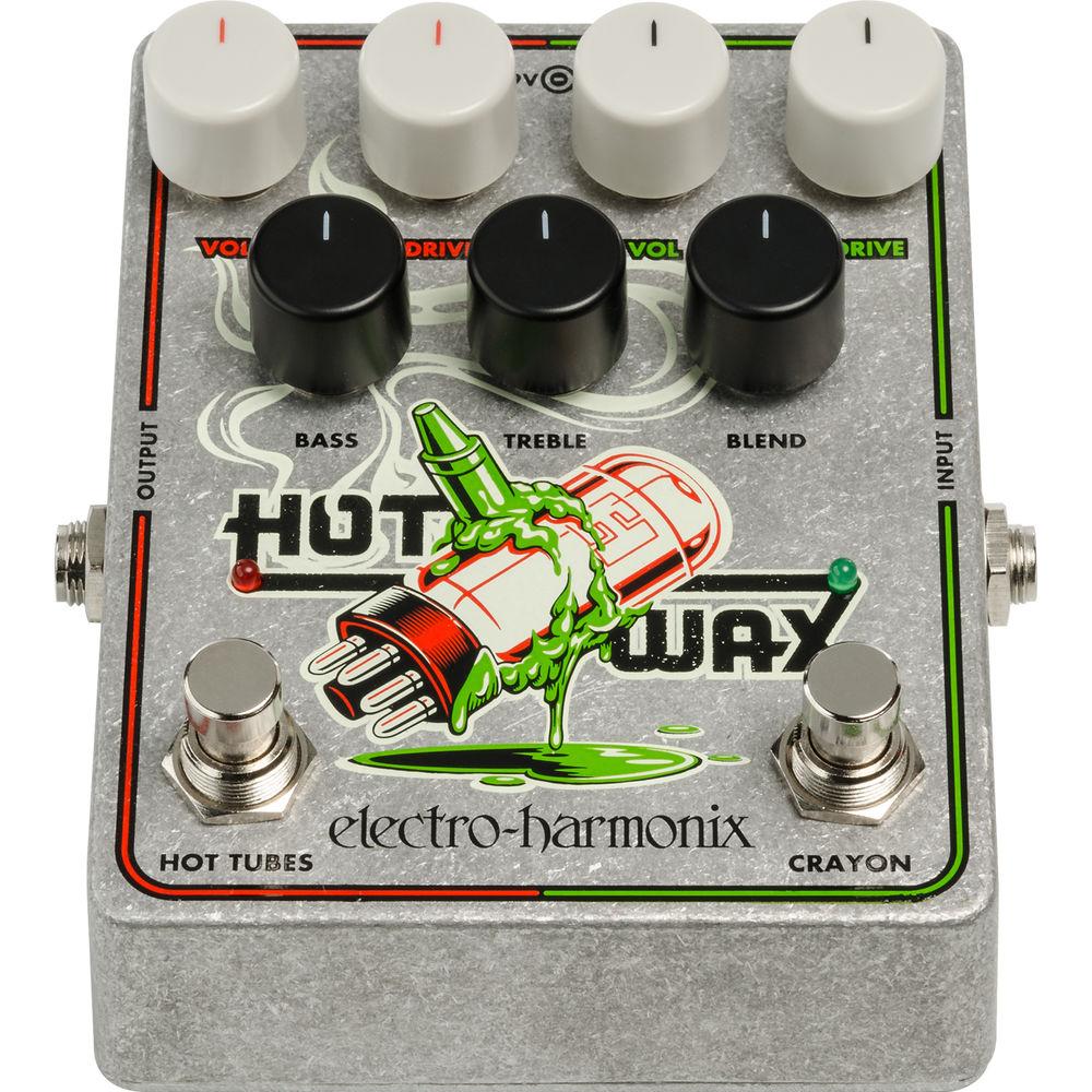 Electro-Harmonix Hot Wax Dual Overdrive Pedal for Electric Guitars