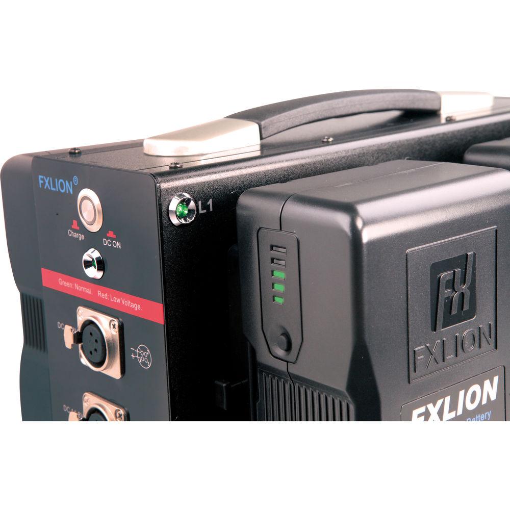 Fxlion V-Mount Adapter and Charger with 48V 10A Single 14.8 Dual Channel Output