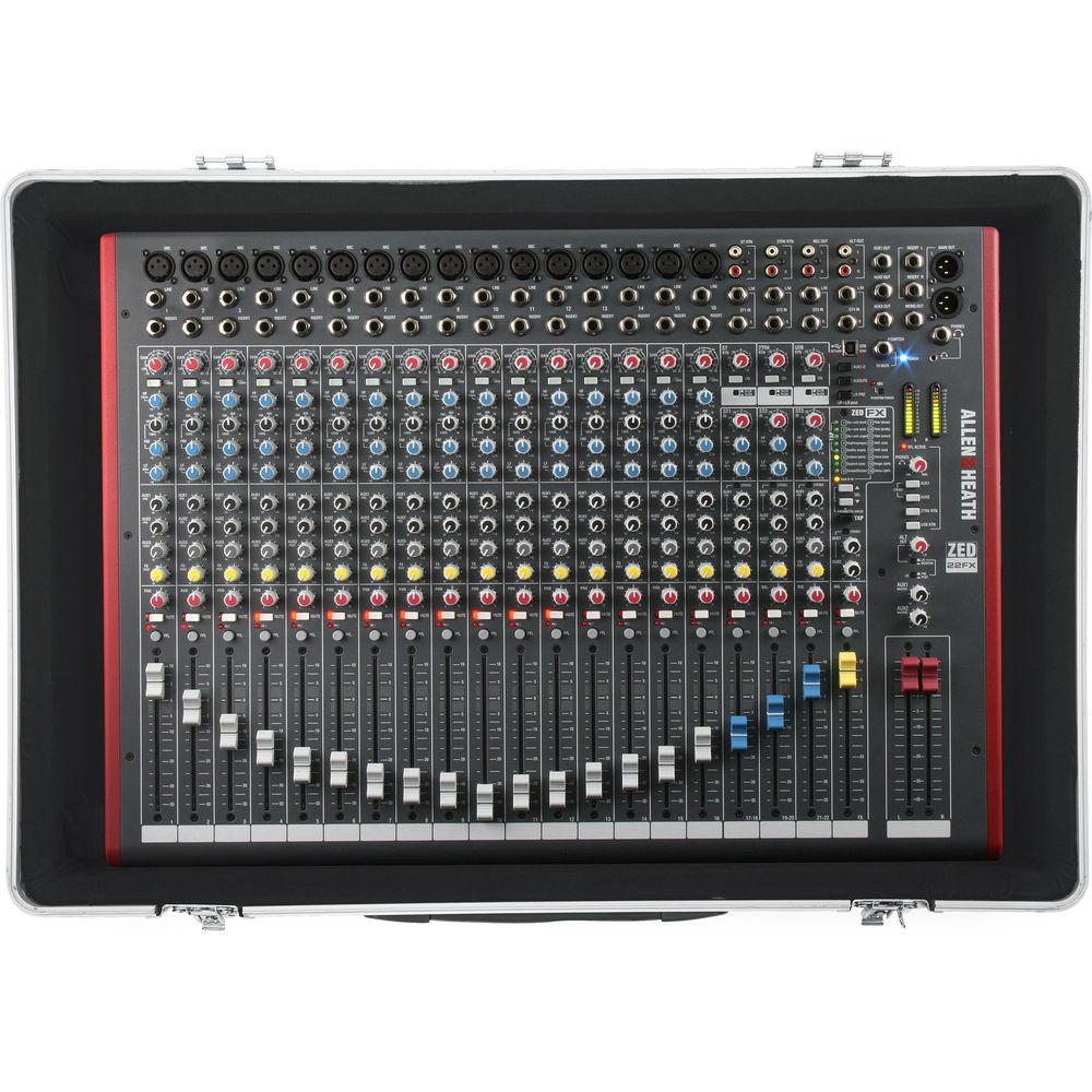 Gator Cases G-MIX-20x30 Rolling ATA Mixer Case with Lockable Recessed Latches and Pull-out Handle