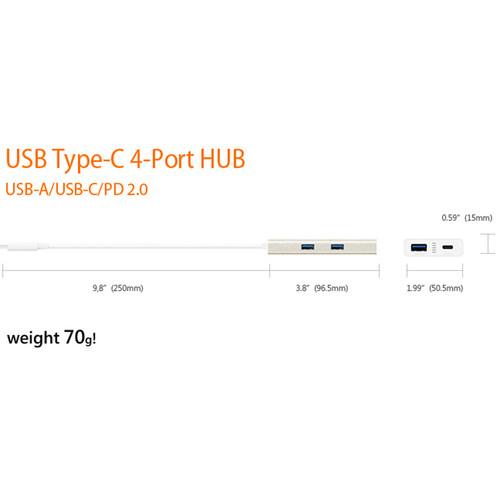 j5create 4-Port USB 3.1 Gen 1 Type-C Hub