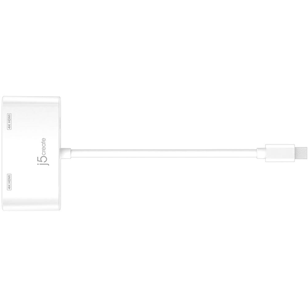 j5create Mini DisplayPort to Dual HDMI Adapter