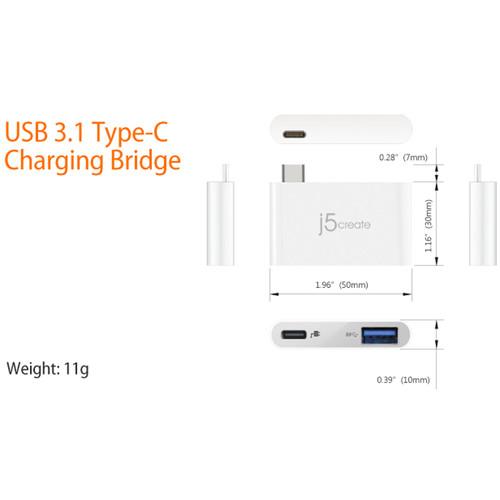 j5create USB 3.1 Type-C Charging Bridge