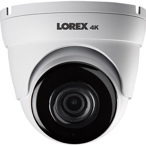 Lorex LKE383A 4K UHD Outdoor Network Dome Camera with Color Night Vision