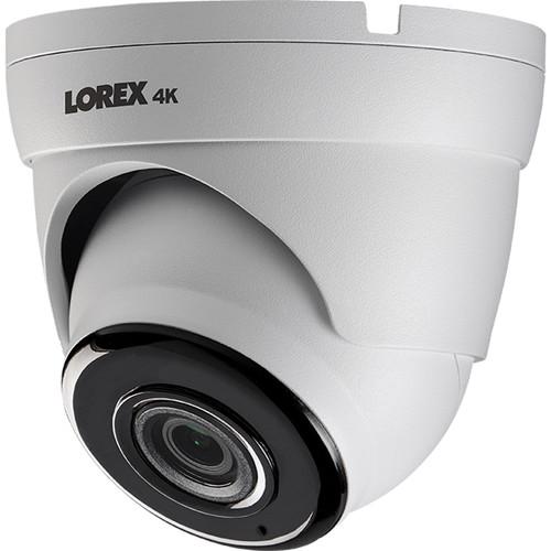Lorex LKE383A 4K UHD Outdoor Network Dome Camera with Color Night Vision