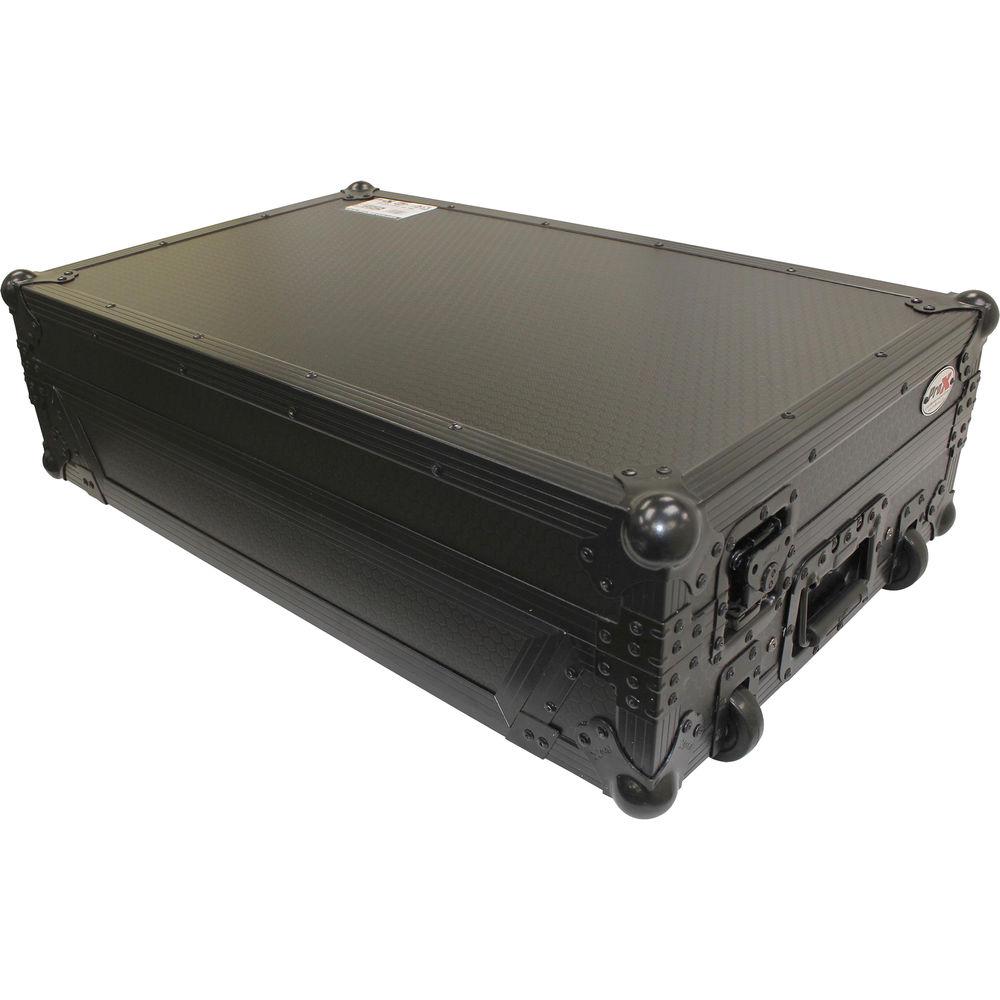 ProX Flight Case for Pioneer DDJ100 Controller with Laptop Shelf and Wheels