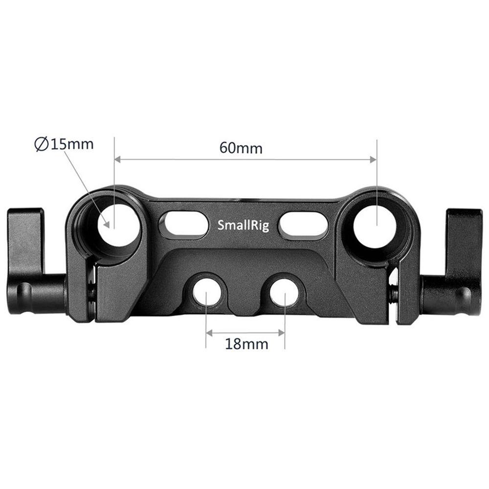 SmallRig 1943 Dual 15mm Rod Bracket