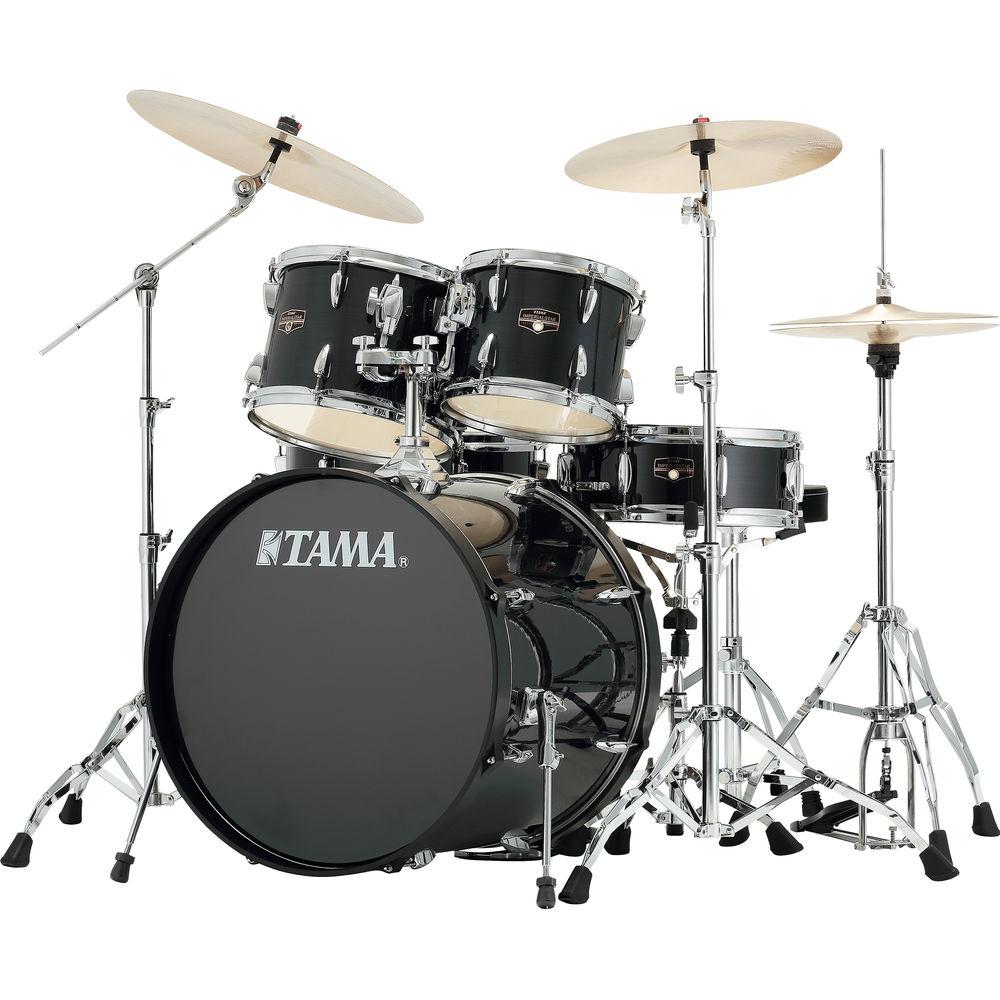 TAMA IP52CHBK Imperialstar 5-Piece Drum Set with Cymbals