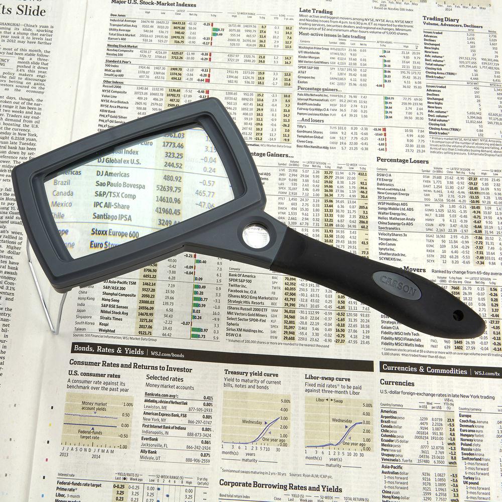 Carson SG-16 2x SureGrip Magnifier with 10x Power Spot