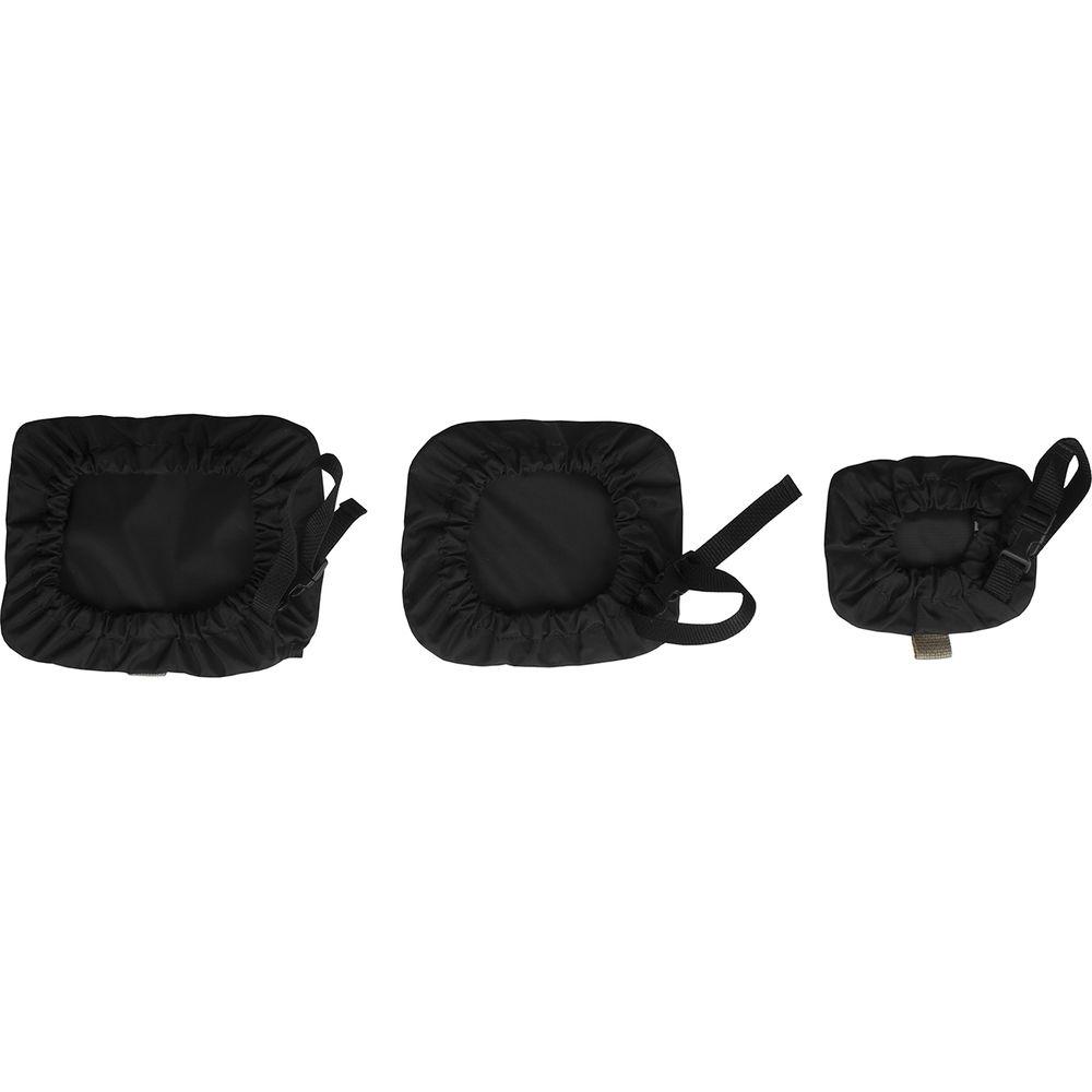 Porta Brace LC-SET-SML Lens Cover Set with Built-In White Balance Card, Set of 3