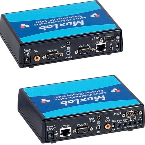MuxLab Active VGA Audio Balun Kit