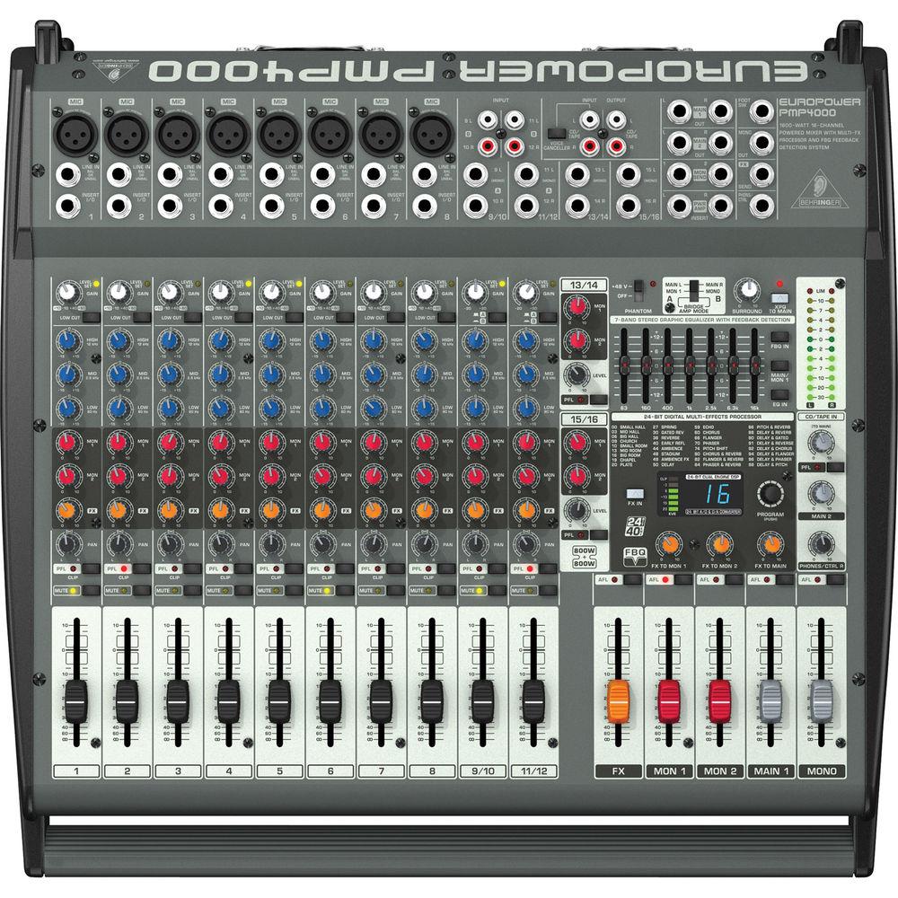 Behringer PMP4000 16-Channel Powered Mixer
