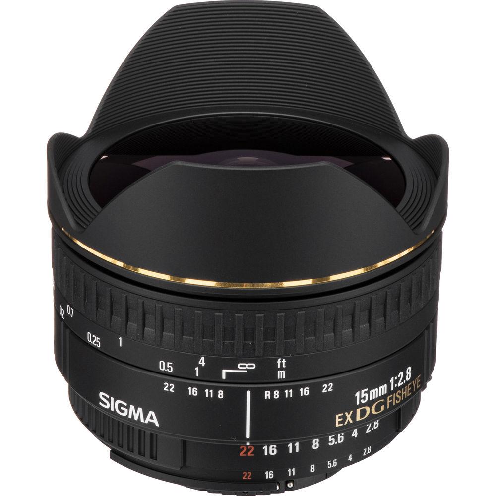 Sigma 15mm f 2.8 EX DG Diagonal Fisheye Lens for Nikon F