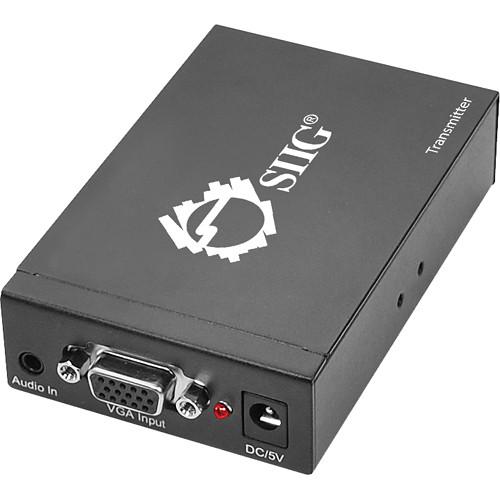 SIIG VGA & Audio 1000 ft Extender Set with Local VGA Out