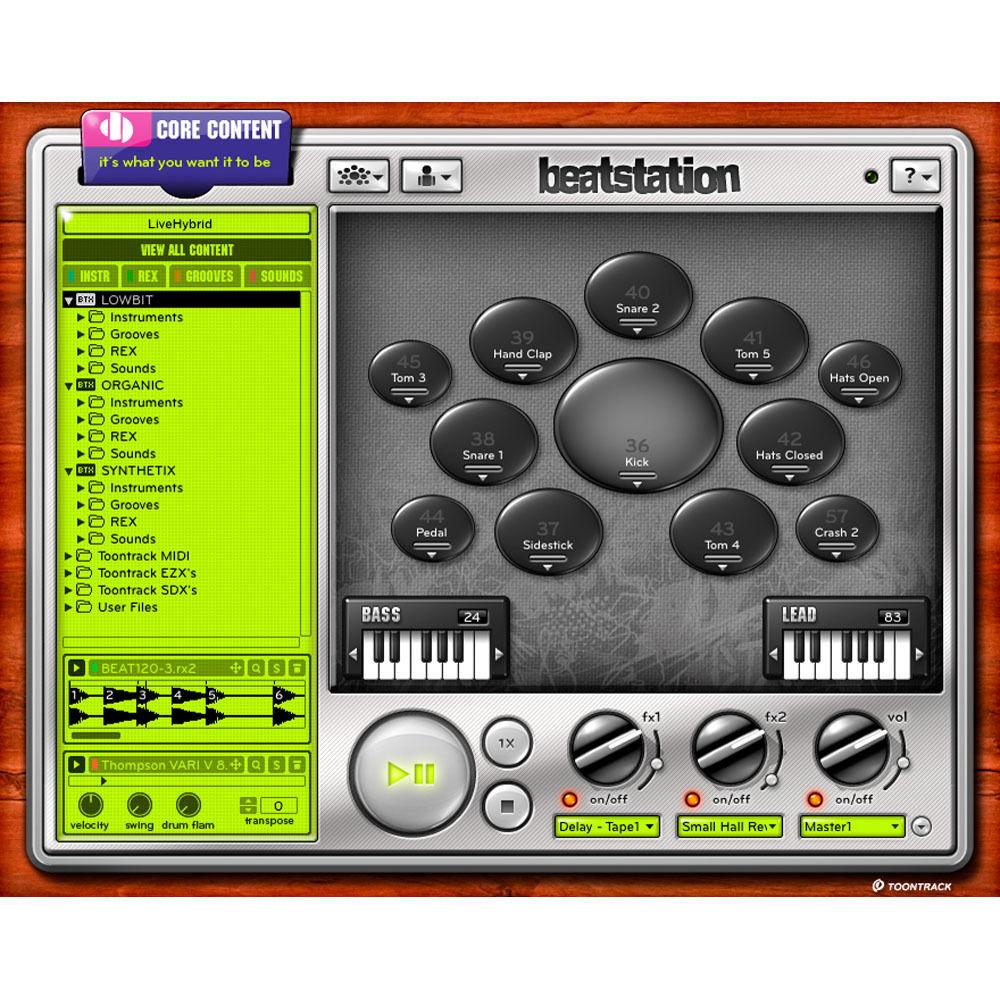 Toontrack Beatstation - Virtual "Groove Creation" Instrument