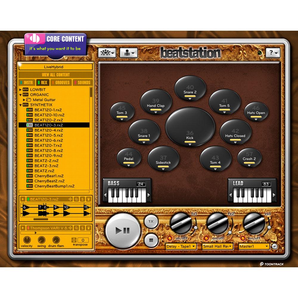 Toontrack Beatstation - Virtual "Groove Creation" Instrument