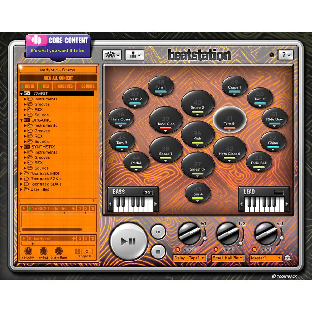 Toontrack Beatstation - Virtual "Groove Creation" Instrument