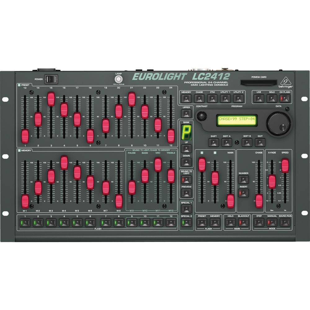 Behringer EUROLIGHT LC2412 24-Channel DMX Lighting Console