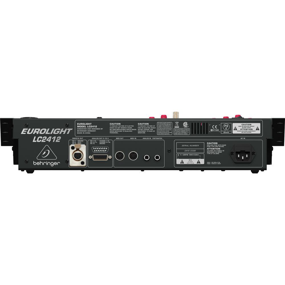 Behringer EUROLIGHT LC2412 24-Channel DMX Lighting Console