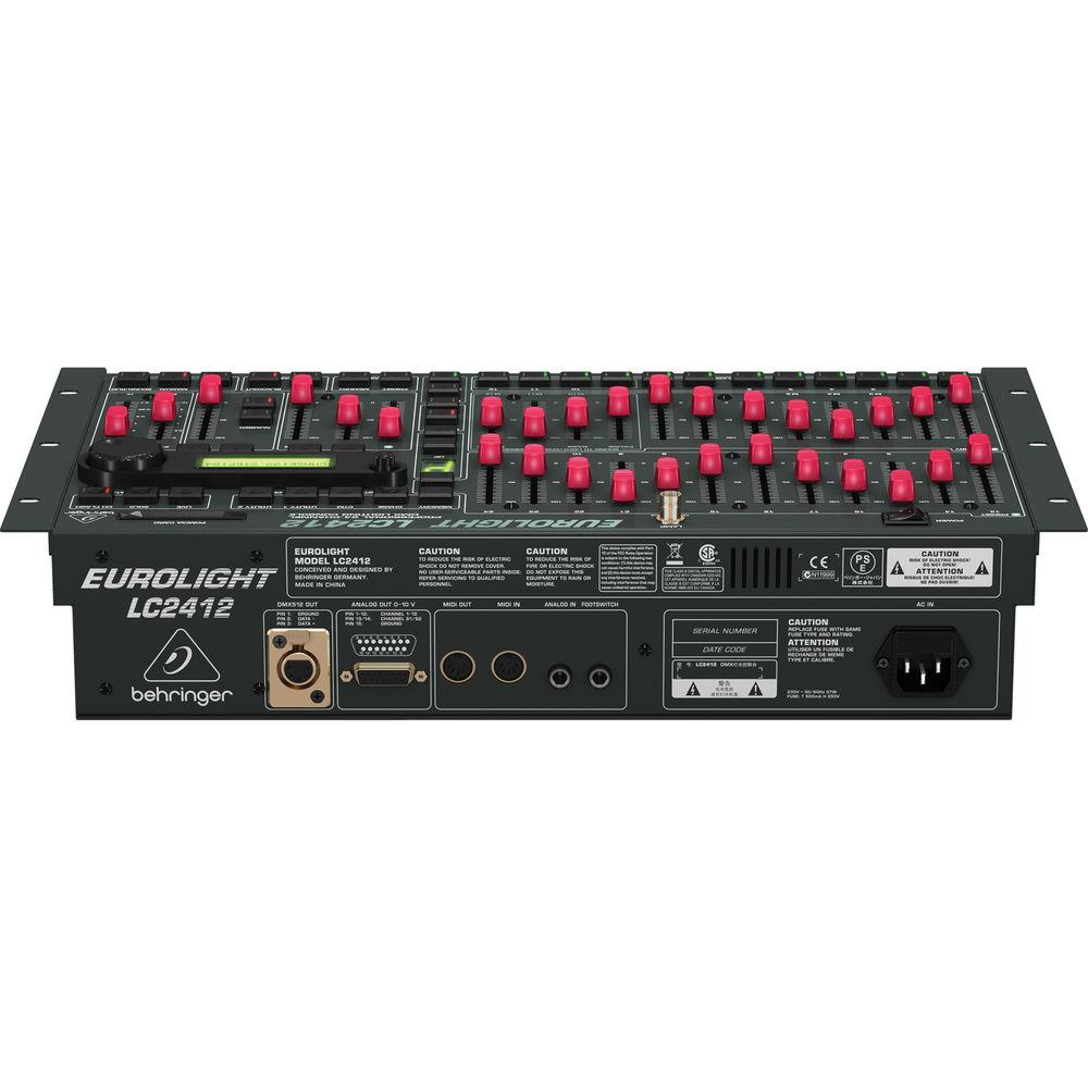 Behringer EUROLIGHT LC2412 24-Channel DMX Lighting Console