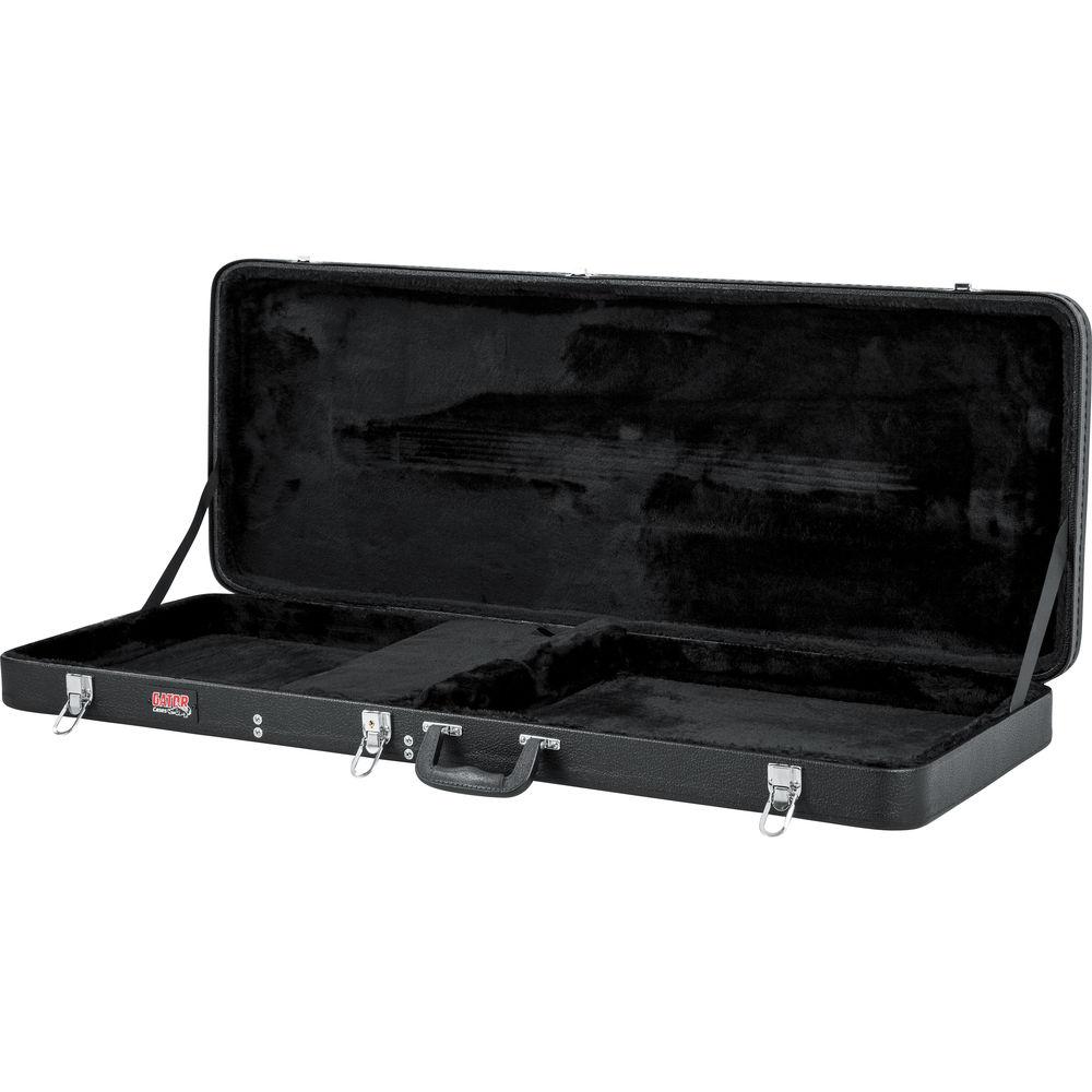Gator Cases Deluxe Wood Case for Jaguar, Jagmaster and Jazzmaster Style Guitars