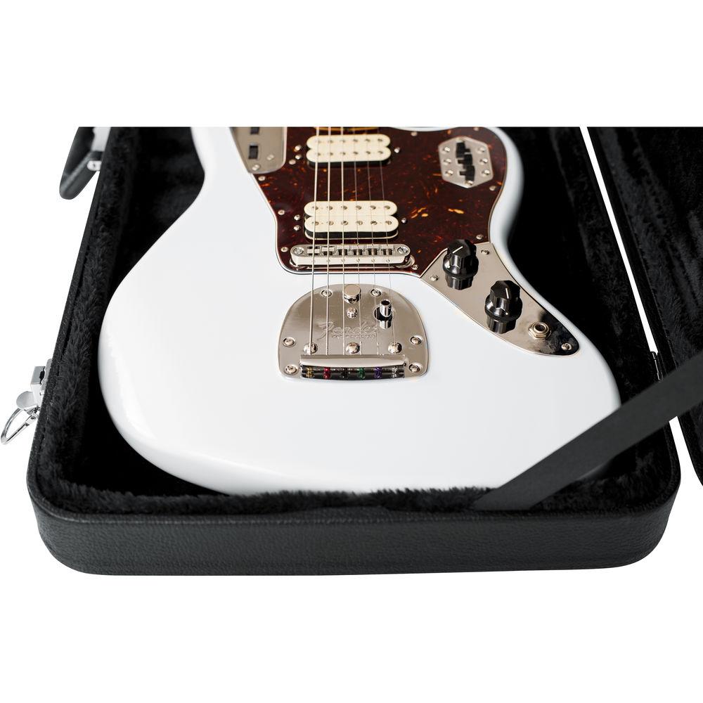 Gator Cases Deluxe Wood Case for Jaguar, Jagmaster and Jazzmaster Style Guitars