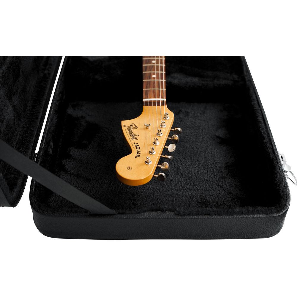 Gator Cases Deluxe Wood Case for Jaguar, Jagmaster and Jazzmaster Style Guitars