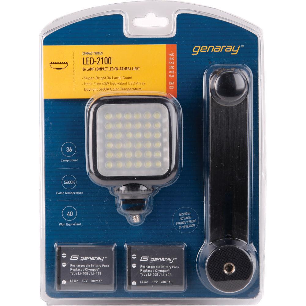Genaray LED-2100 36 LED Compact On-Camera Light