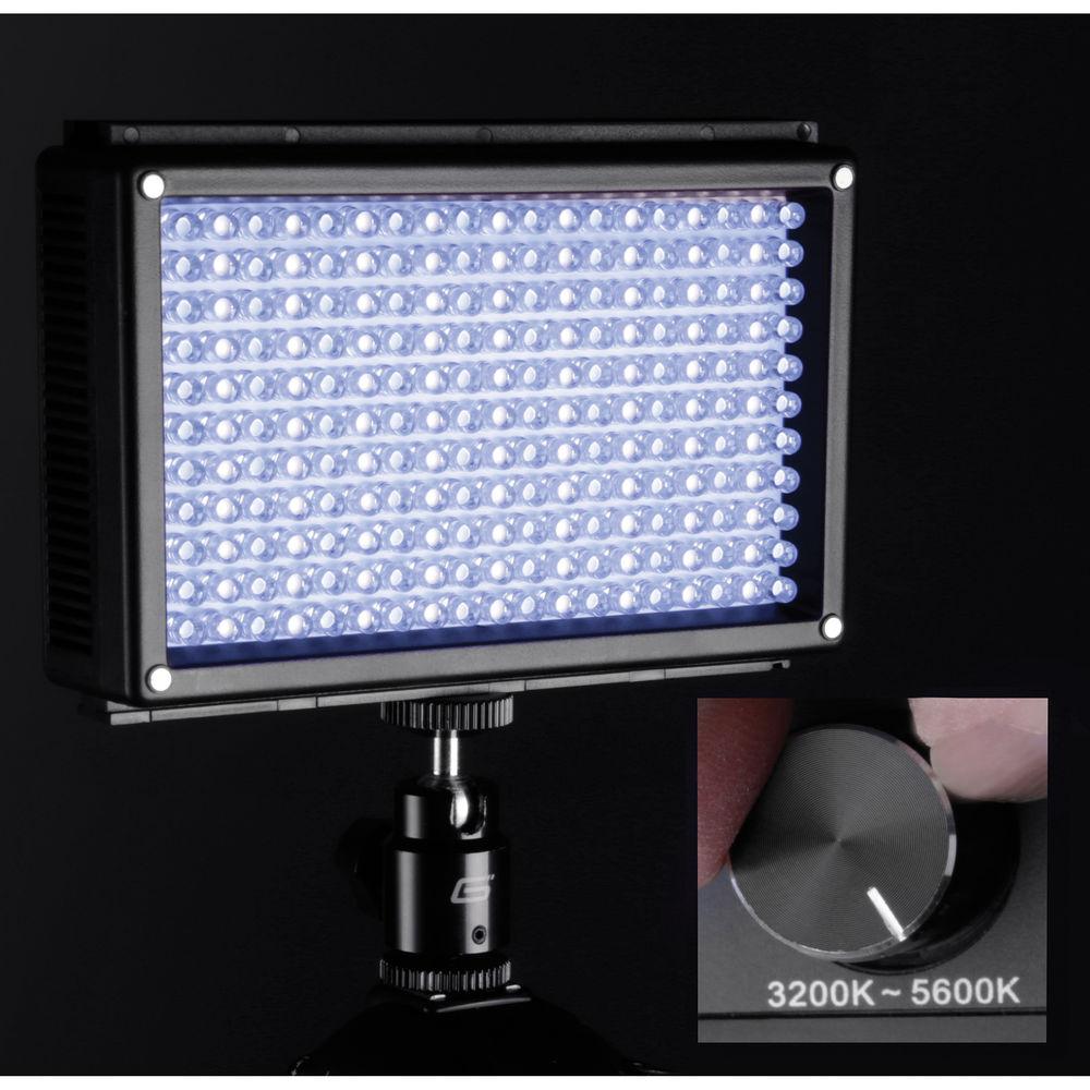 Genaray LED-6500T 209 LED Variable-Color On-Camera Light