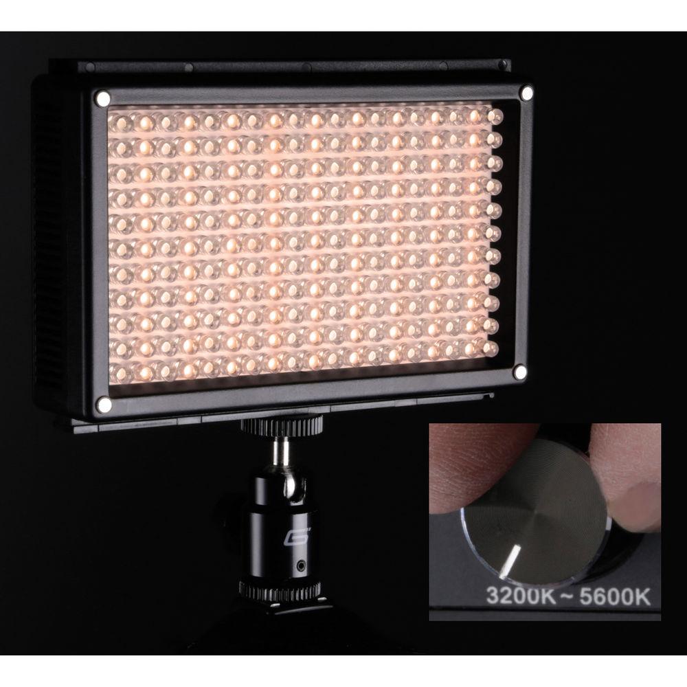 Genaray LED-6500T 209 LED Variable-Color On-Camera Light