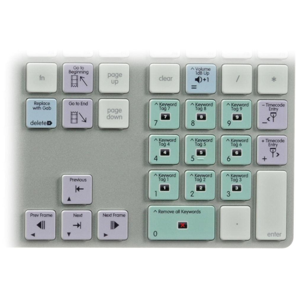 LogicKeyboard Advance Line Final Cut Pro X Ultra-Thin Aluminum Keyboard