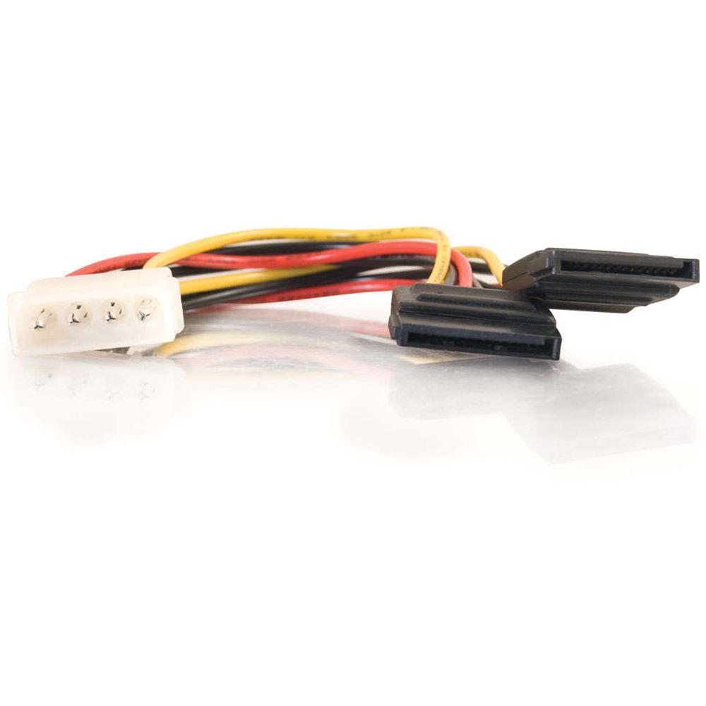 C2G 6" Serial ATA Dual Power Splitter Cable