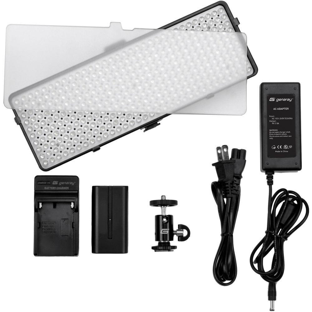 Genaray LED-7500T 320 LED Variable-Color On-Camera Light