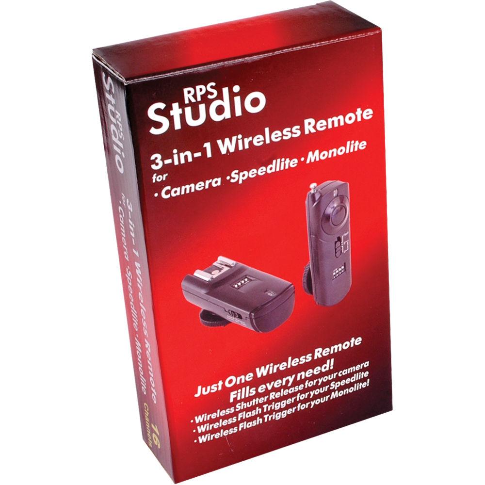 RPS Lighting Studio 3-In-1 Wireless Remote System For Nikon D90 D5000