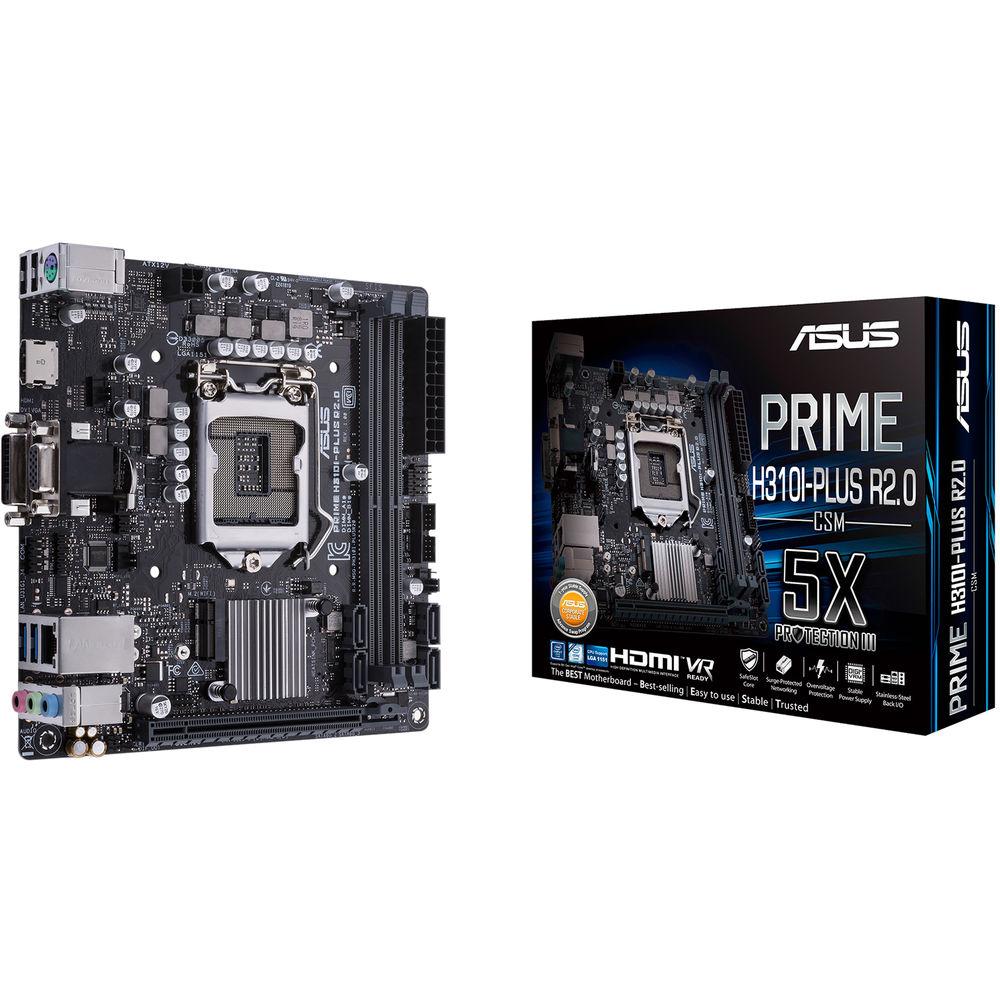 ASUS Prime H310I-Plus R2.0 CSM LGA 1151 Mini-ITX Motherboard