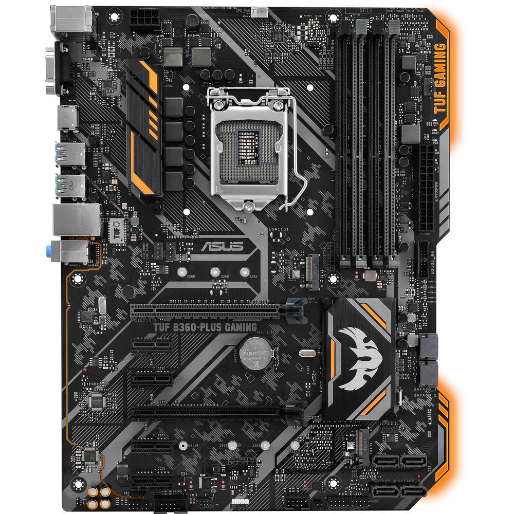 ASUS TUF B360-Plus Gaming LGA 1151 ATX Motherboard