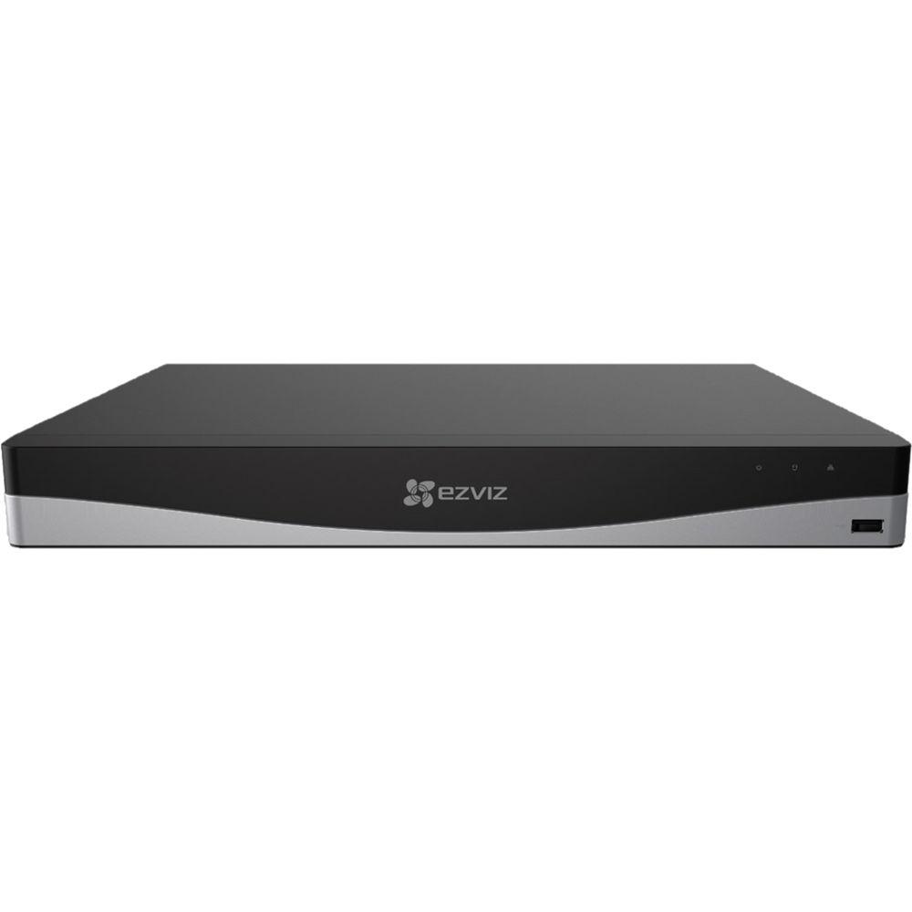 ezviz 8-Channel 4K UHD NVR with 2TB HDD & 4 4K Outdoor Night Vision Bullet Cameras