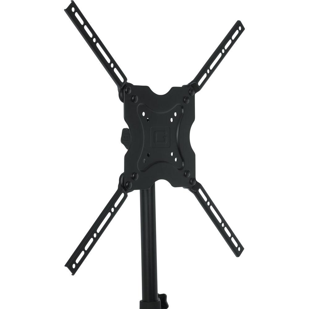 Gator Cases Deluxe Quadpod A V Stand for Displays up to 65"