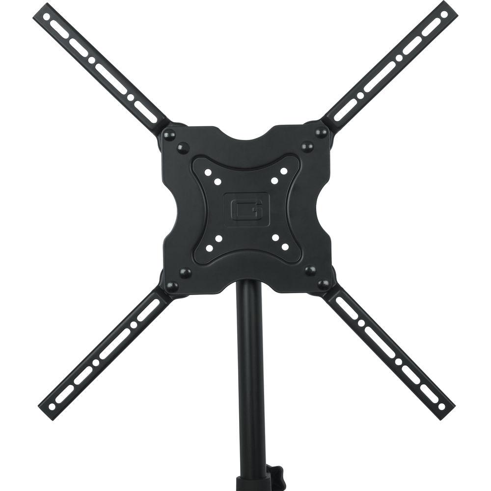 Gator Cases Deluxe Quadpod A V Stand for Displays up to 65"