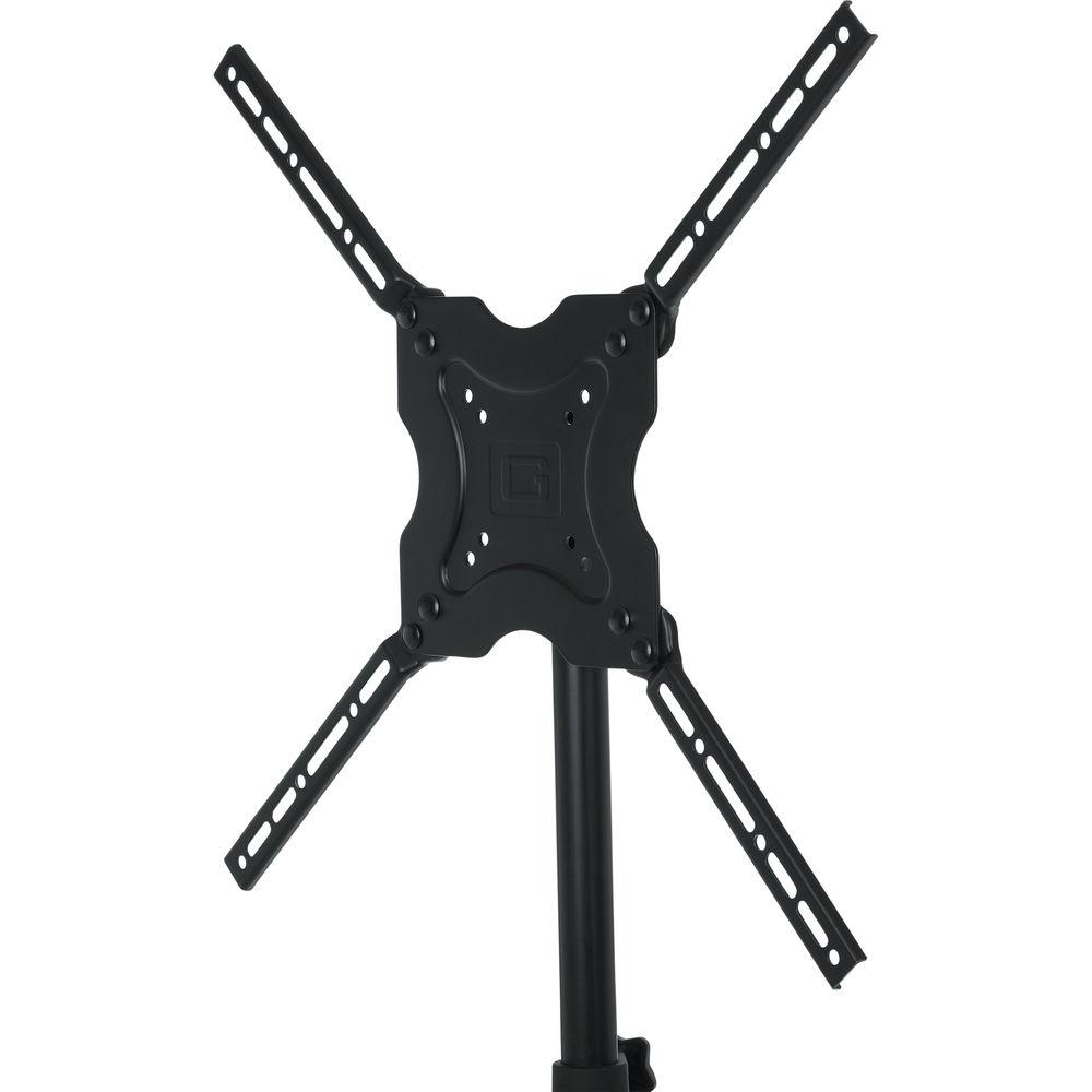 Gator Cases Deluxe Quadpod A V Stand for Displays up to 65"