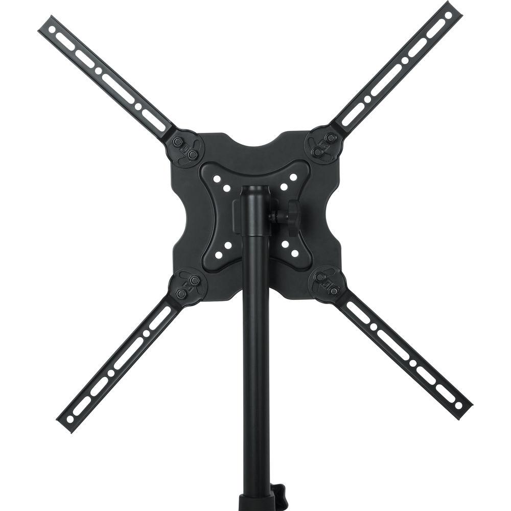 Gator Cases Deluxe Quadpod A V Stand for Displays up to 65"
