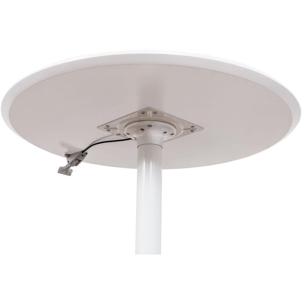 Luxor 32" Pneumatic Height Adjustable Round Cafe Table