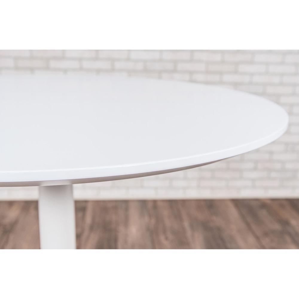 Luxor 32" Pneumatic Height Adjustable Round Cafe Table