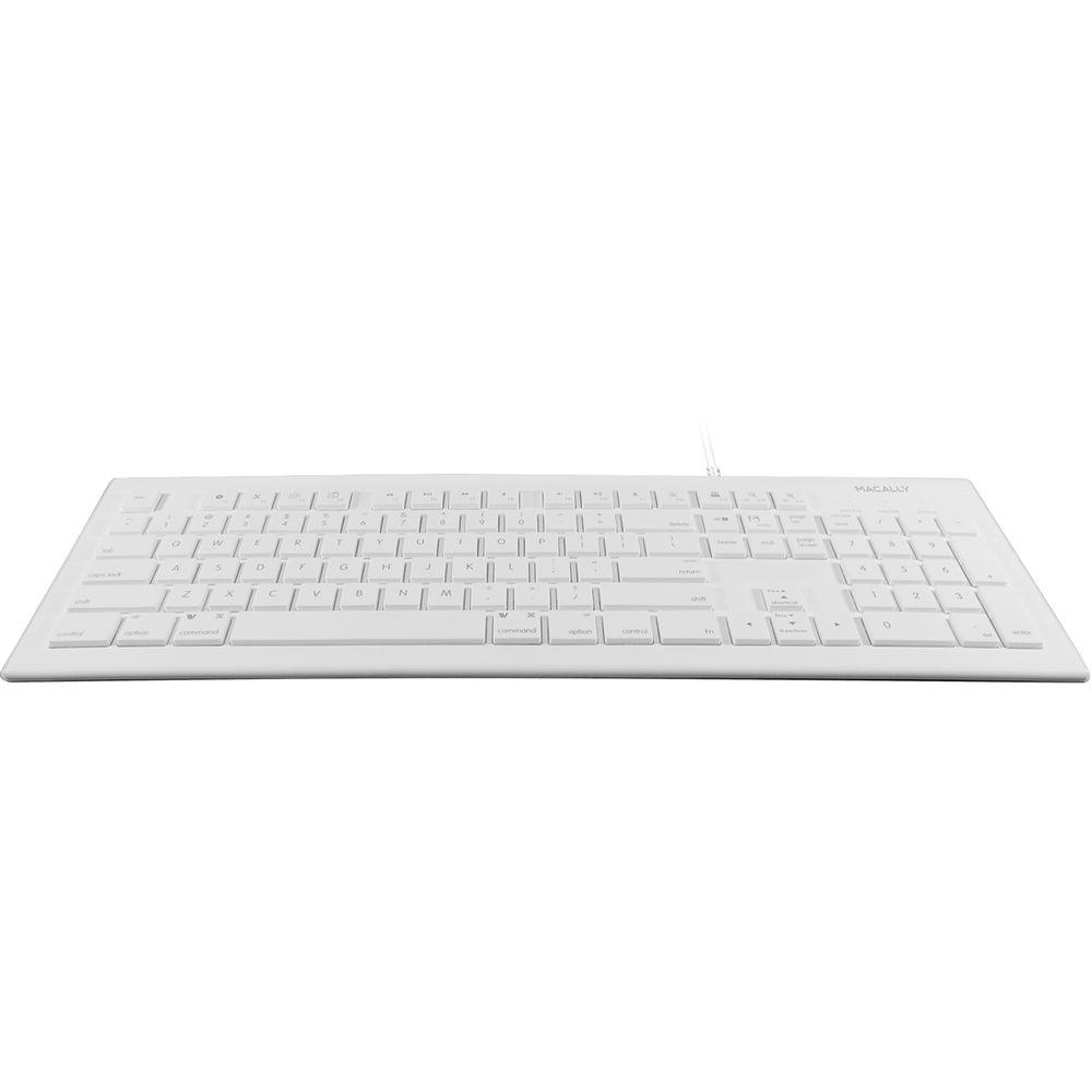 Macally 103 Key Full-Size USB Keyboard With Shortcut Keys for Mac