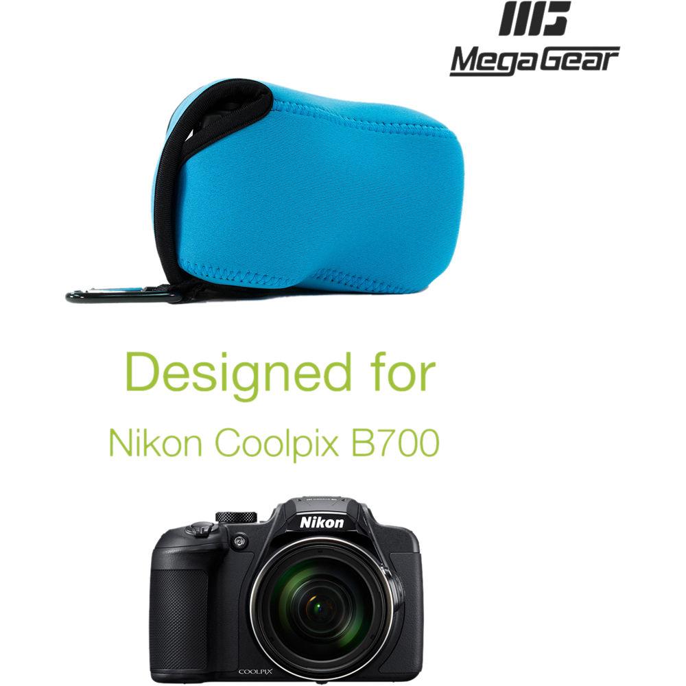 MegaGear Ultra-Light Neoprene Camera Case with Carabiner for Nikon COOLPIX B700