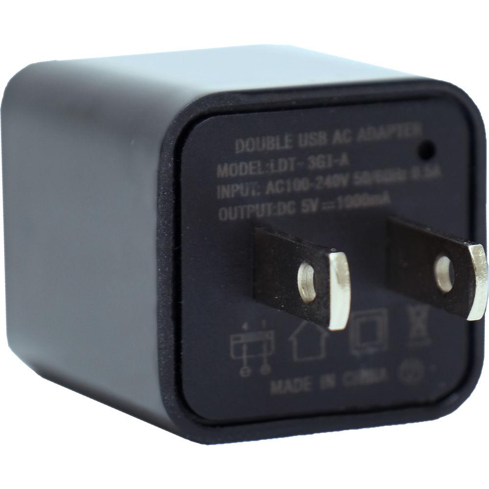 Mini Gadgets USB Power Adapter with 1080p Covert Camera