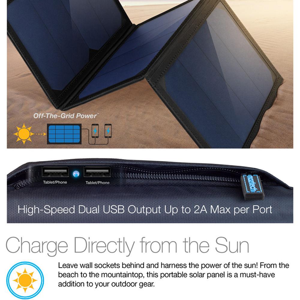 Naztech Dual USB Universal Solar Panel Charger